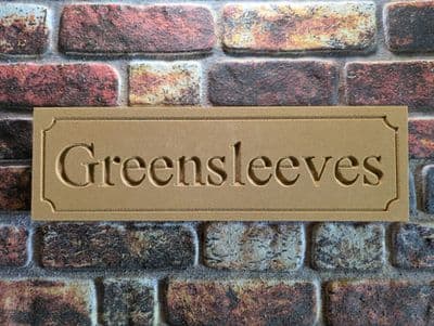 500 x 150 x 50mm Bathstone-Style Sign