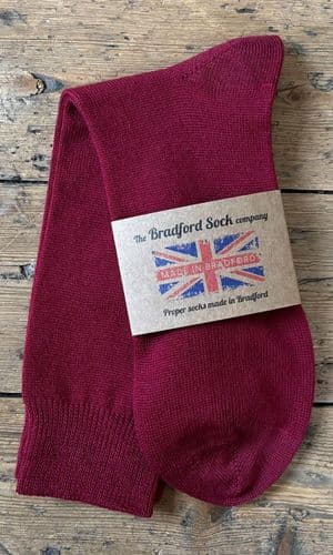 Claret (Thin Socks)