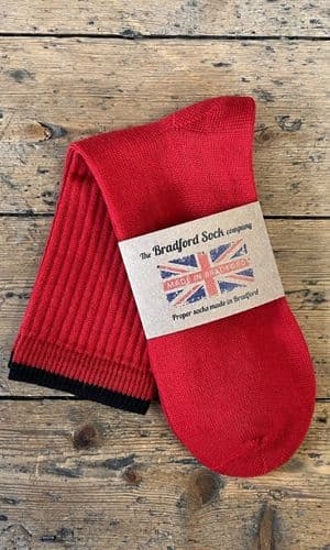 Crew Top Red Socks.
