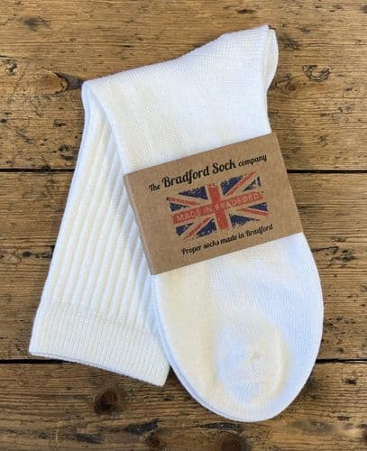 Crew Top White Socks.