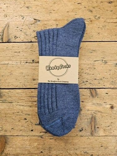 Denim - Medium Wool Socks