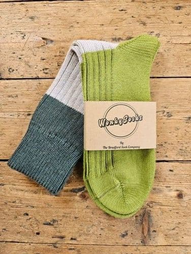 Green, Stone, Moss Block - Small - (5-7 UK)