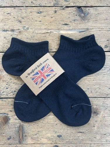 LIMITED STOCK Black Trainer Socks - Small