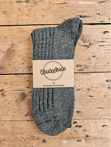 Moss Marl (Recycled Yarns) - Medium Wool Socks