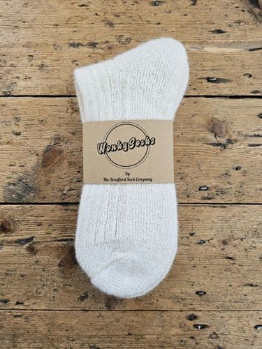Natural- Terry foot - Medium Alpaca