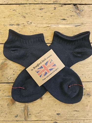 Wool Socks - Black - Trainer Socks