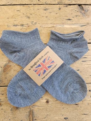 Wool Socks - Grey - Trainer Socks