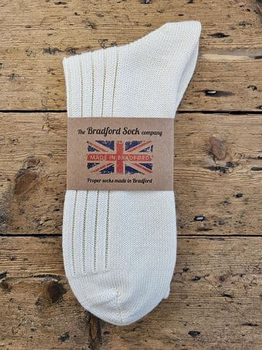 Wool Socks - Natural - Machine Washable.