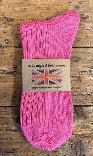Wool Socks - Pink - Machine Washable