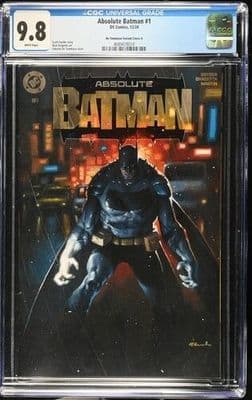Absolute Batman #1 Fabrizio De Tommaso Diamond UK Variant CGC 9.8