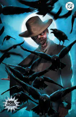 ABSOLUTE BATMAN #19 DAVE WILKINS ALPHA BLUE VIRGIN FOIL EXCLUSIVE