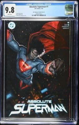 Absolute Superman #1 Fabrizio De Tommaso Diamond UK Variant CGC 9.8