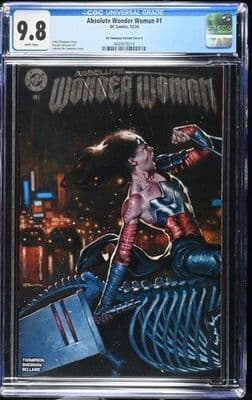 Absolute Wonder Woman #1 Fabrizio De Tommaso Diamond UK Variant CGC 9.8