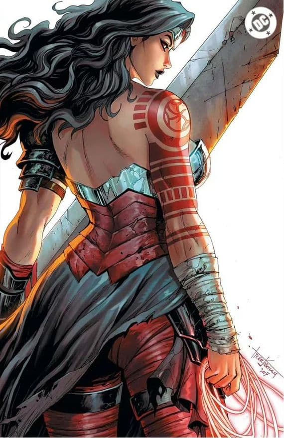 ABSOLUTE WONDER WOMAN #17 TYLER KIRKHAM EXCLUSIVE VIRGIN FOIL VARIANT
