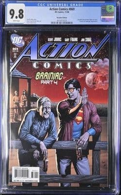 Action Comics #869 RARE Recalled “Beer” Edition CGC 9.8