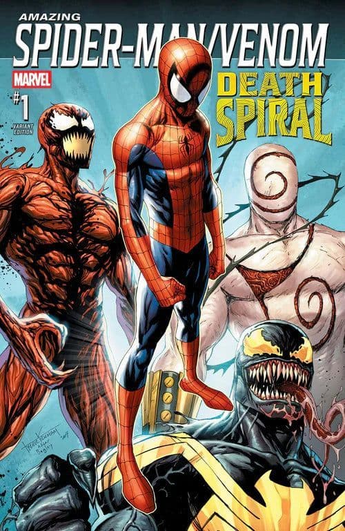 AMAZING SPIDER-MAN/VENOM: DEATH SPIRAL #1 TYLER KIRKHAM EXCLUSIVE VARIANT