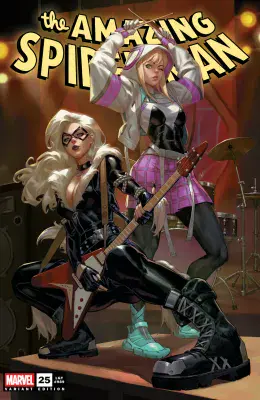 AMAZING SPIDERMAN #25 EJIKURE ALPHA TRADE / VIRGIN SET