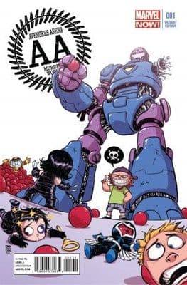 Avengers Arena #1 Skottie Young Baby Variant
