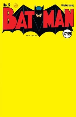 Batman #5 Facsimile Edition (2023) Cover C Blank Variant