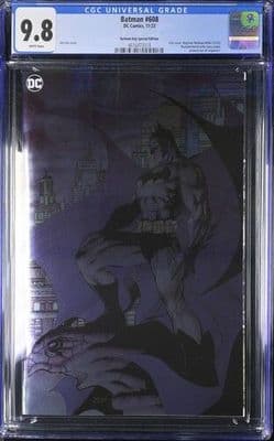 Batman #608 Virgin Foil Variant CGC 9.8 Rare Misprint Edition