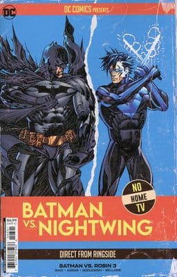 Batman Vs. Robin #3 Batman v Nightwing Poster Variant