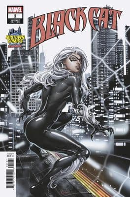 Black Cat #1 Clayton Crain Variant