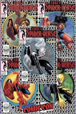 Edge of Spider-Verse #1-5 (Tyler Kirkham NYCC Connecting Variant Cover Box Set)