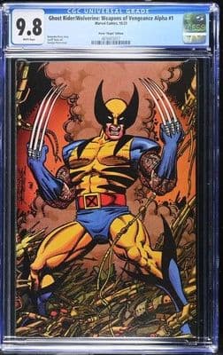 Ghost Rider / Wolverine: Weapons of Vengeance - Alpha #1 1:100 Virgin Variant CGC 9.8