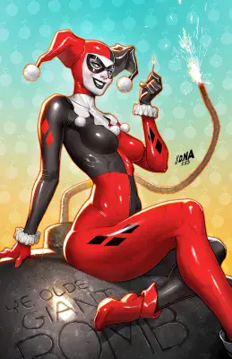 Harley Quinn #46 David Nakayama Foil MegaCon Bomb Virgin Exclusive