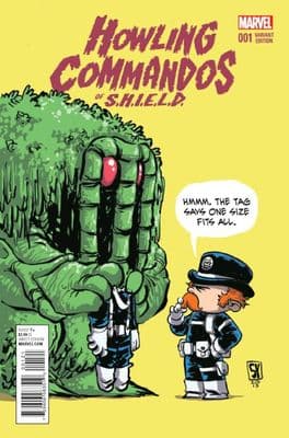 Howling Commandos of S.H.I.E.L.D. #1 Skottie Young Variant