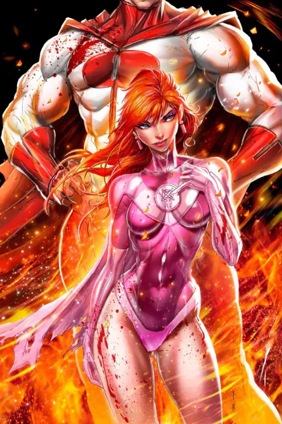 INVINCIBLE EDITION #1 REPRINT JAMIE TYNDALL EXCLUSIVE VIRGIN GLOSS FOIL VARIANT