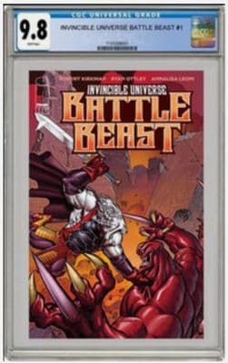 Invincible Universe: Battle Beast #1 Cover D 1:10 Variant CGC 9.8)