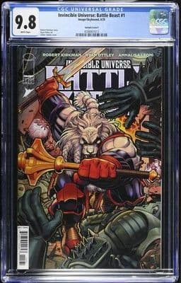 Invincible Universe: Battle Beast #1 Cover F 1:50 Variant CGC 9.8)