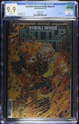 Invincible Universe: Battle Beast #1 Cover G 1:100 Variant CGC 9.9)