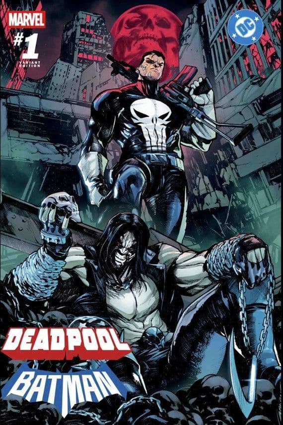Marvel / DC: Deadpool / Batman #1 Alessandro Cappucci Variant