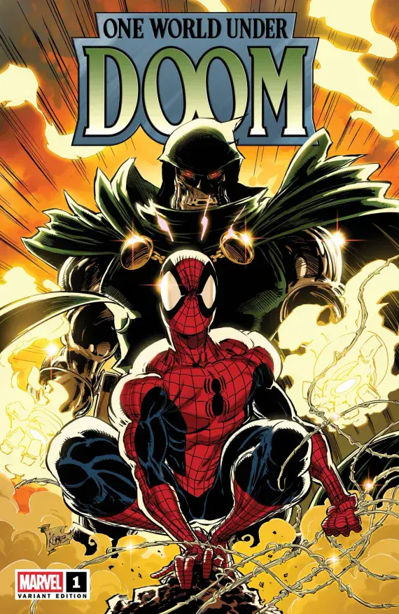 One World Under Doom #1  Kaare Andrews Trade Dress Variant