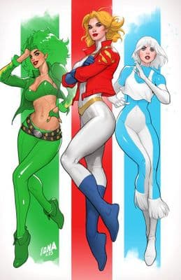 Power Girl Special #1 Cover G David Nakayama Virgin Foil Variant