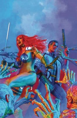 Red Sonja vs. the Army of Darkness #1 Cover F Mark Spears Foil Virgin Variant