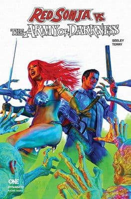 Red Sonja vs. the Army of Darkness #1 Cover R Mark Spears White Background Variant