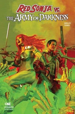 Red Sonja vs. the Army of Darkness #1 Cover V 1:10 Mark Spears Green Variant