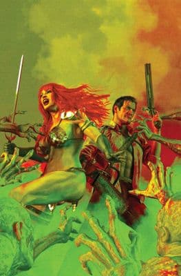 Red Sonja vs. the Army of Darkness #1 Cover W 1:15 Mark Spears Green Virgin Variant