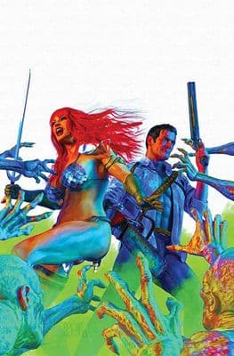 Red Sonja vs. the Army of Darkness #1 Cover X 1:20 Mark Spears White Virgin Variant