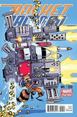 Rocket Raccoon #1 Skottie Young Variant