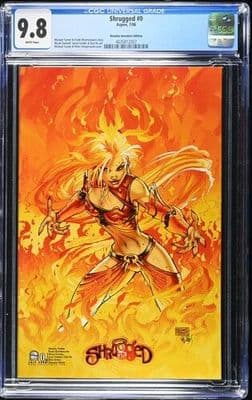 Shrugged #0 Michael Turner Retailer Incentive Variant Cover CGC 9.8