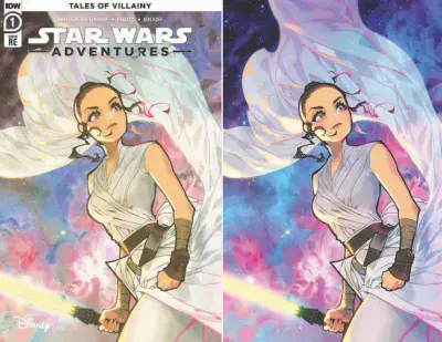 Star Wars Adventures #1 (Vol 2)  Rose Besch Trade Dress & Virgin Variant Cover Set