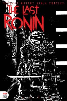 Teenage Mutant Ninja Turtles: The Last Ronin #1 3rd Printing Kevin Eastman Black & White Variant