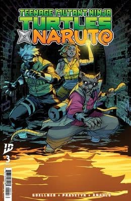 Teenage Mutant Ninja Turtles x Naruto #3 Cover B Hendry Prasetya Variant