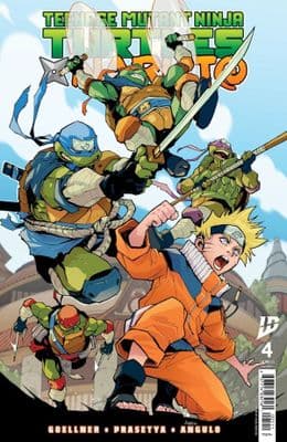 Teenage Mutant Ninja Turtles x Naruto #4 Cover D Karl Kerschl Variant