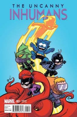 The Uncanny Inhumans #1 Skottie Young Variant