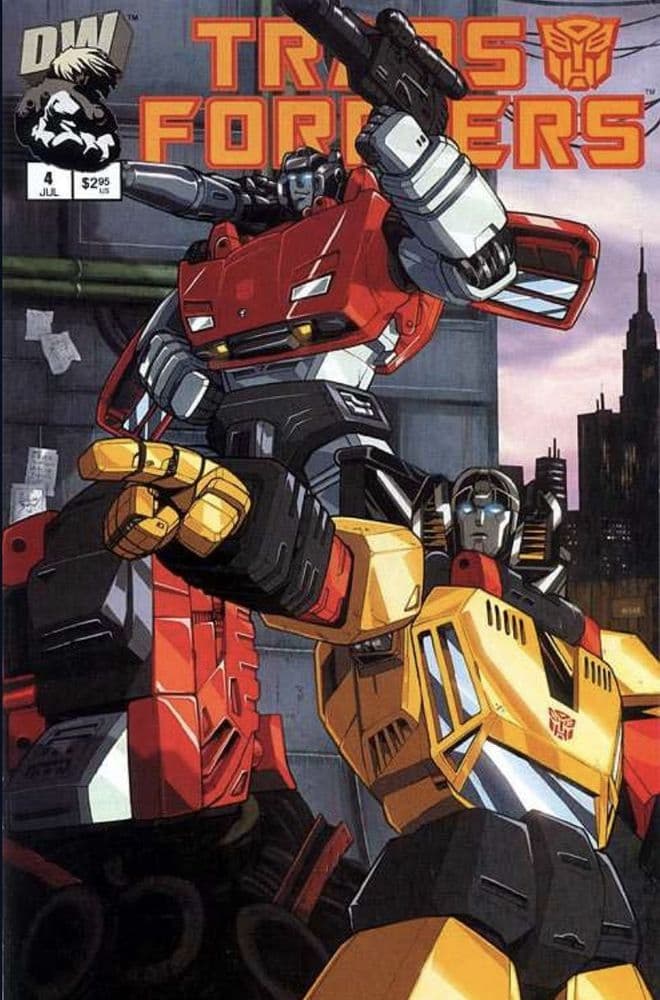 Transformers Generation One 4 Variant Cover